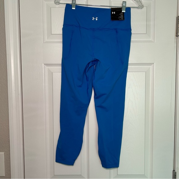 NWT Under Armour Vibrant‎ Blue Active Leggings Women’s Small Workout Activewear - Picture 3 of 5